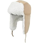 Windproof Suede Trapper Hat Cozy Plush Russian Ushanka Hat with Ear Flaps, for Men & Women