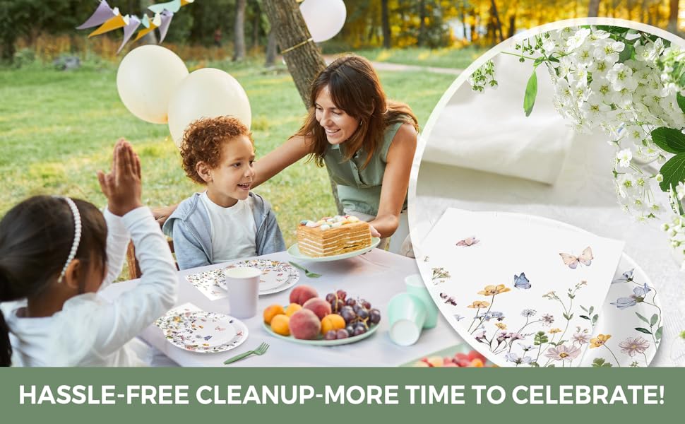 plates and napkins party supplies