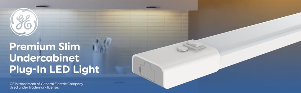Slim Undercabinet Plug-In LED Light