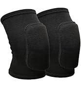 Anti slip sponge, soft and breathable men's, women's, girls', and children's black knee pads suit...