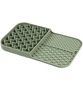 Coomazy Slow Feeder Dog Bowl & Lick Mat, 2-in-1 Design Slow Feeder with Suction Cups, Silicone Pu...