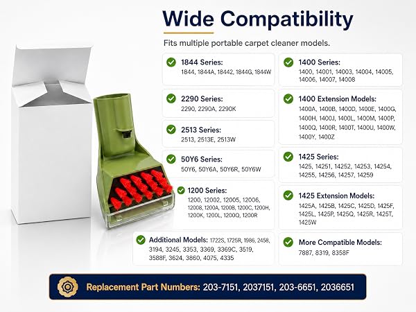 3 inch replacement brush compatibility