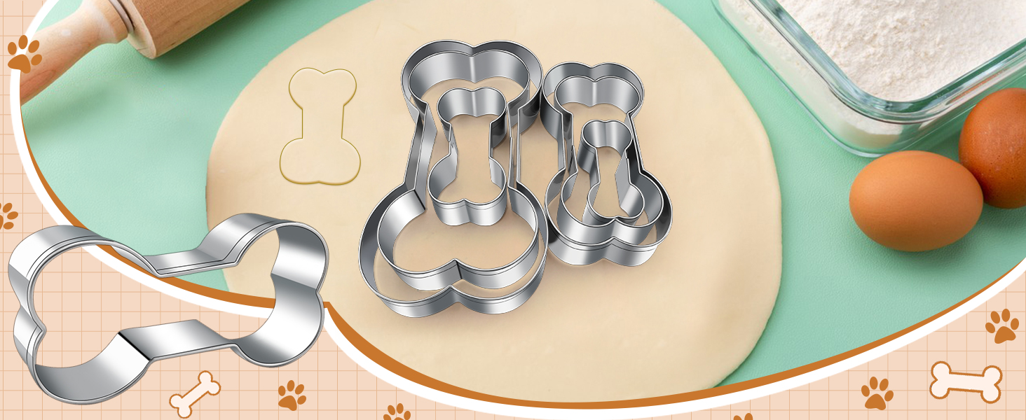 dog bone cookie cutters