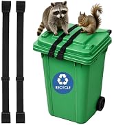 YEWROXY 2PCS Adjustable Trash Can Lid Locks with Rustproof Metal Claw | Universal Fit for 28-96 G...