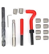 Camrusic Helicoil Thread Repair Kit M14x1.5 Female Thread Repairing Accessory Assortment (15 Pcs)...