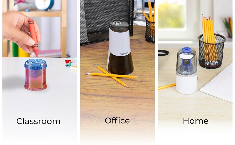 pencil sharpener, classroom, office, home