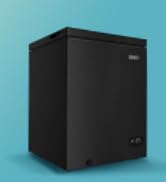 EUHOMY 5.0 Cu.Ft Chest Freezer with Removable Basket, Small Deep Freezer Adjustable 7 Thermostat,...