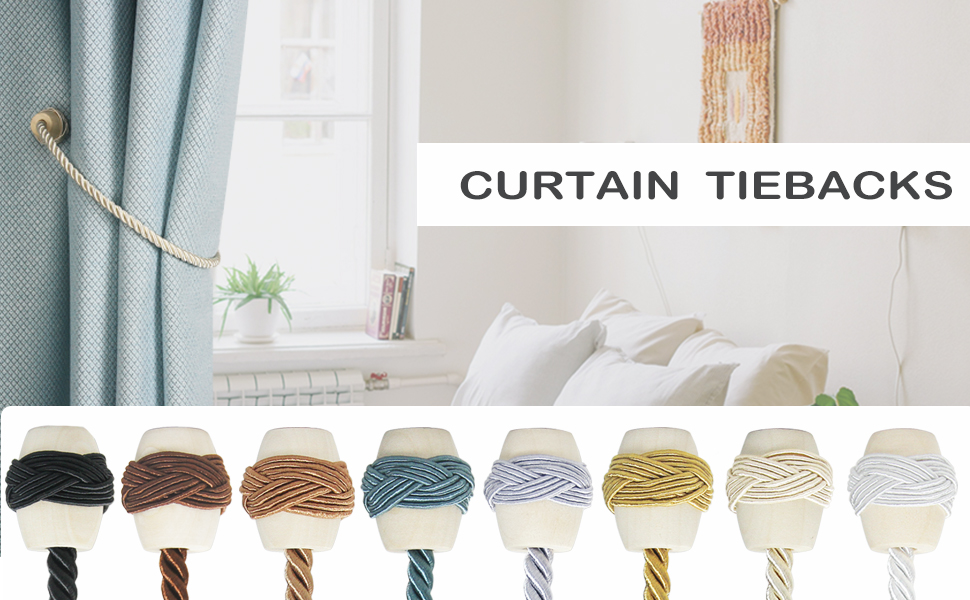CURTAIN TIEBACKS