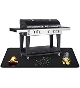 FIREWESS Under Grill Mat for Outdoor Grill, 40 * 60inch Double-Sided Fireproof Grill Pad,Perfect ...