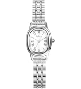 Avaner Women's Bracelet Wrist Watches: Ladies Gold Silver Vintage Retro Oval Stainless Steel Band...