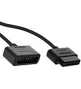 2Pack 6ft/1.8m SNES Controller Extension Cable, Compatible with Retro-Bit SNES Super Nintendo Ent...