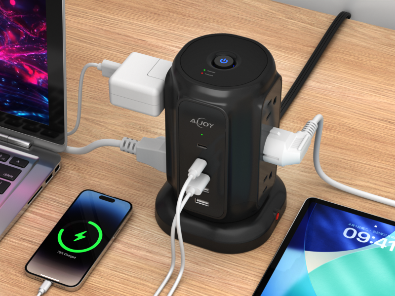 extension cord with multiple outlets