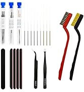 AJOYIB 3D Printer Nozzle Cleaner Kit, 9 Sizes of Nozzle Cleaning Needles with Hot end Brush 3D Mo...