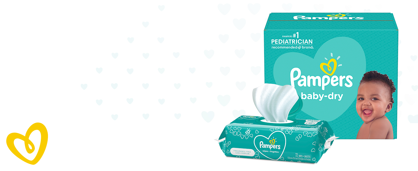 Pair with Baby-Dry Diapers