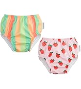Tiny Twinkle Pull-Up Reusable Swim Diapers 2-Pack | Waterproof and UPF 50+ Sun Protection | Light...