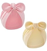Century Star Newborn Hat for Baby Girls Infant Toddler Soft Hospital Hats Beanie Baby Turbans Hea...