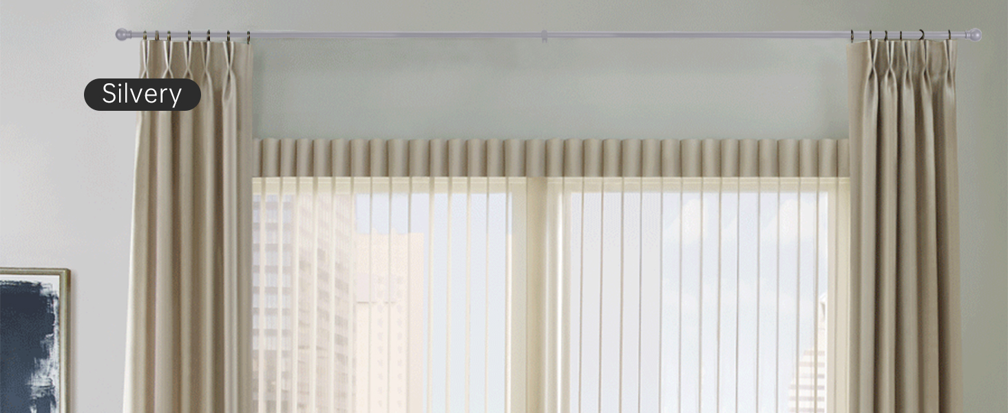 nickel curtain rods