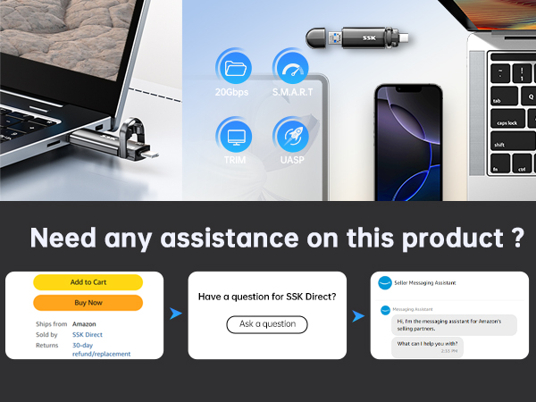 External SSD Flash Drive