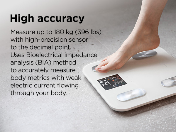 mooas smart scale body digital bathroom scale smart body scale