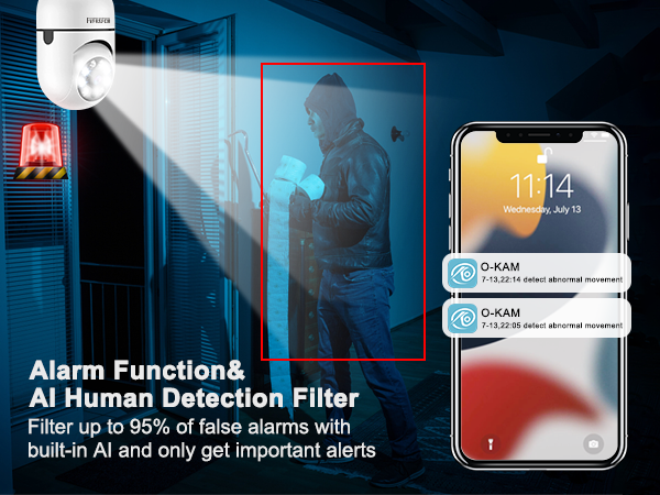 2K Light Bulb Wireless Security Camera 5Ghz WiFi Outdoor Indoor RTSP Stream Work with Alexa Onvif