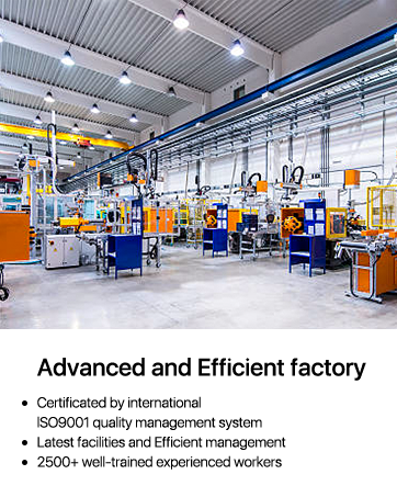 the new factory is designed to be a high - tech solution for the production of products.