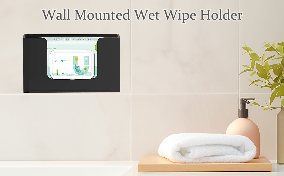 Wall-mounted Wet Wipes Holder