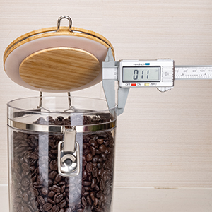 coffee canister airtight-coffee bean storage-coffee storage container-coffee canister with spoon