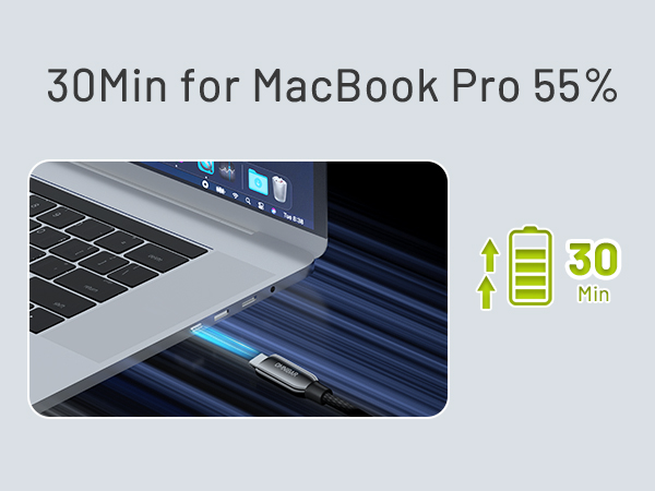 240W USB C to USB C Cable Fast Charging MacBook