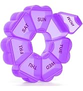 Large Weekly Pill Organizer, Pill Box 7 Day, KAPENS Daily Vitamin Case Large Capacity Compartment...