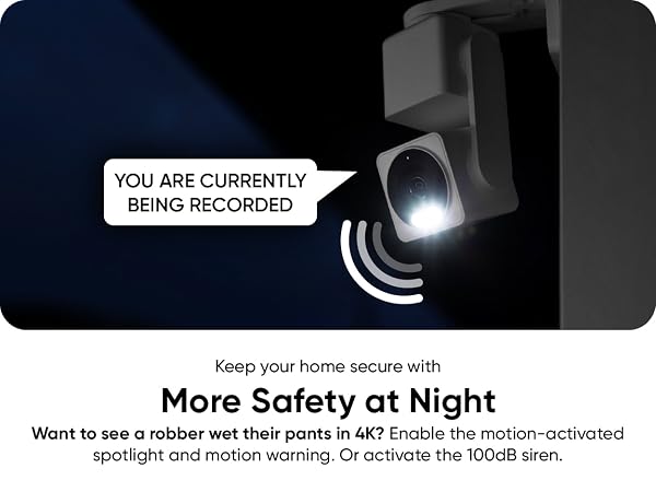 Wyze Cam Pan v4 Siren Spotlight