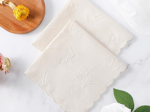 beige hankie for women