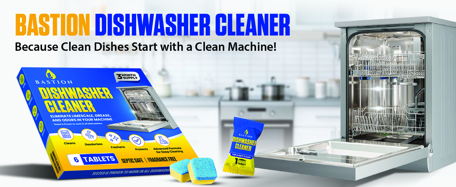 Bastion Dishwasher cleaner tablets