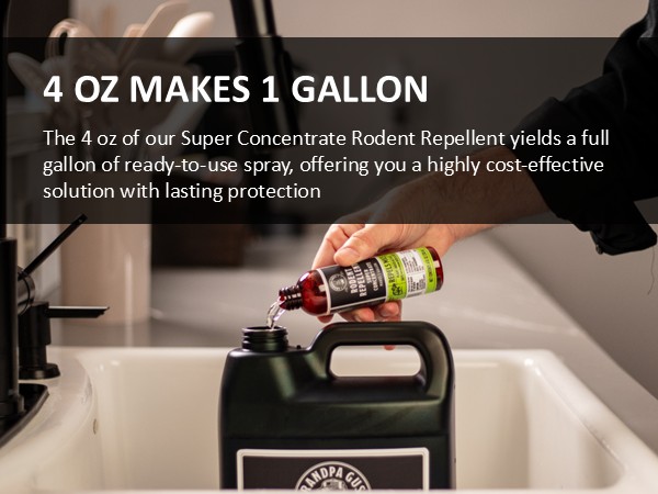 4 oz makes 1 gallon