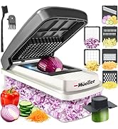 Mueller Vegetable Chopper Mandoline Slicer, Food Veggie Chopper, Cheese Grater, Onion Vegetable C...