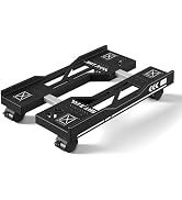Hovadova Adjustable Computer Tower Stand, Mobile PC Stand for Floor with 4 Locking Caster Wheels ...