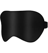 Silk Eye Mask for Men Women, Comfortable&Soft Sleep Mask with Adjustable Strap to Block Light, Ul...