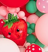 strawberry balloon arch kit