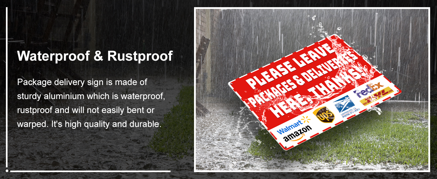 Waterproof & Rustproof