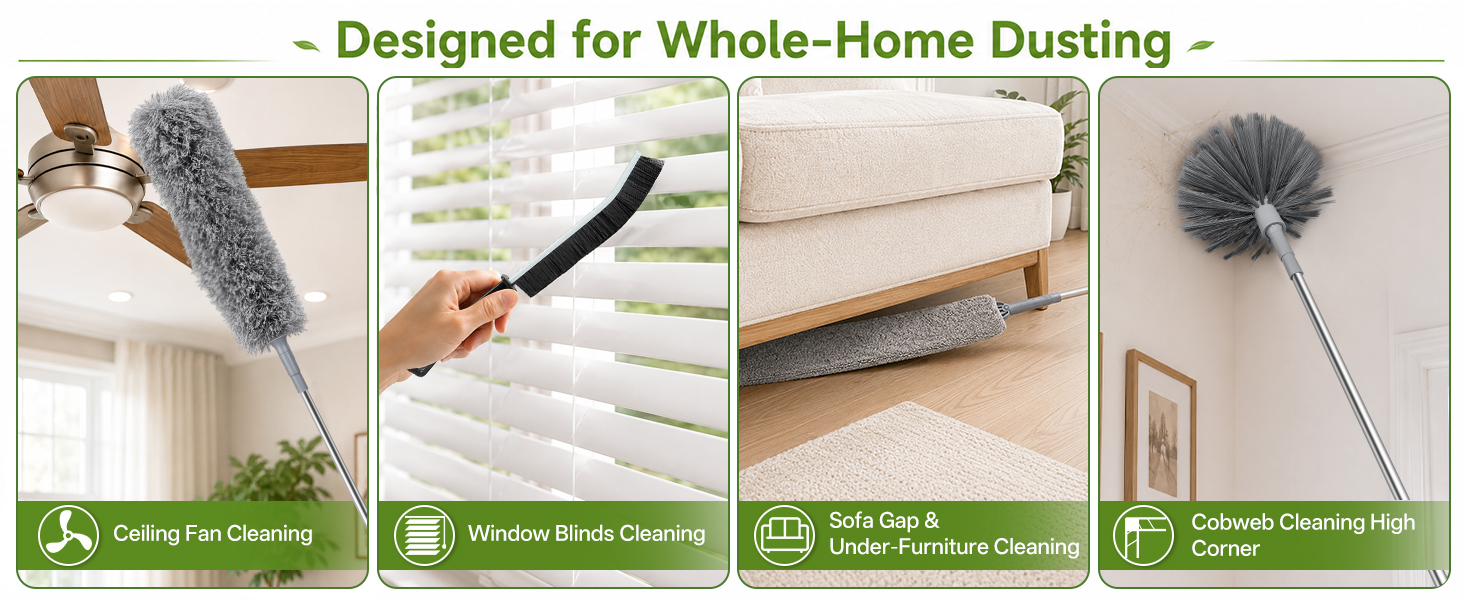 Designed for Whole-Home Dusting