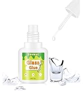 Glass Repair Glue, Glass Glue Clear Waterproof, Super Instant Glues for Mirror Repair, Jewelry, A...