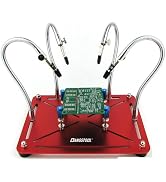 HZY Helping Hands Soldering, Third Hand Soldering Tool PCB Holder With 4 Columns 4 Arms Helping H...