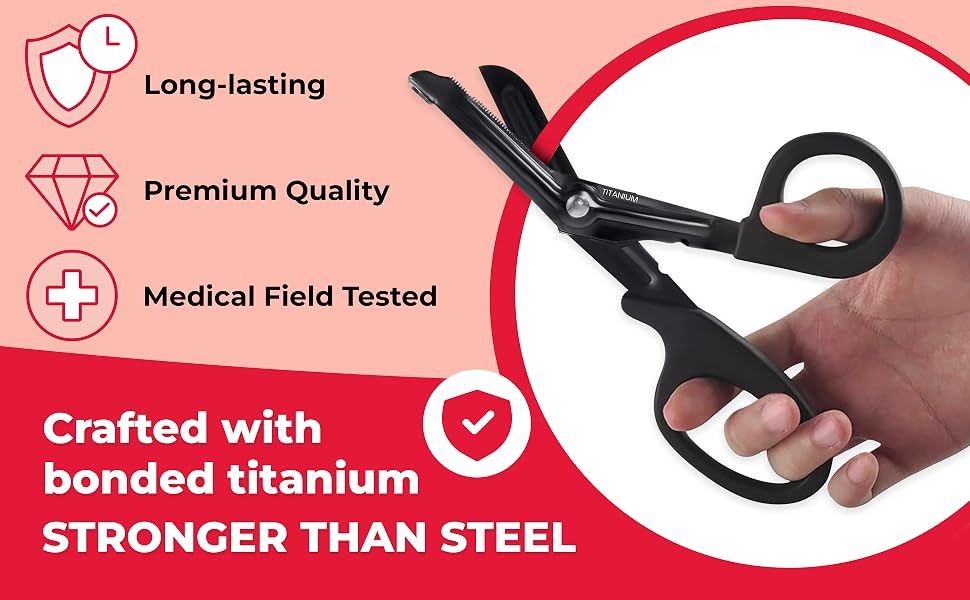 crafted with bonded titanium stronger than steel