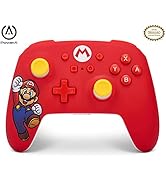 PowerA Wireless Nintendo Switch Controller - Mario Joy, AA Battery Powered (Battery Included), Pr...