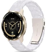 Compatible with Garmin Venu 3 Watch Band Resin, Venu 2/Venu 4 45mm, 22mm Strap Compatible for For...