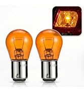 Pniwuno 2 PCS 1157 2057 Car Light Bulbs, 12V Brake Taillight Turn Signal Light, P21/5W 2357 7528 ...