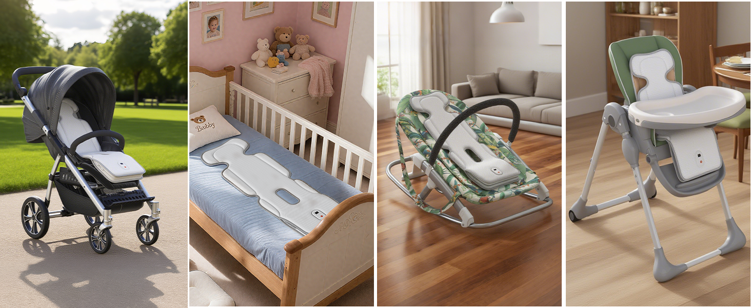 cooling pad for stroller and car seat