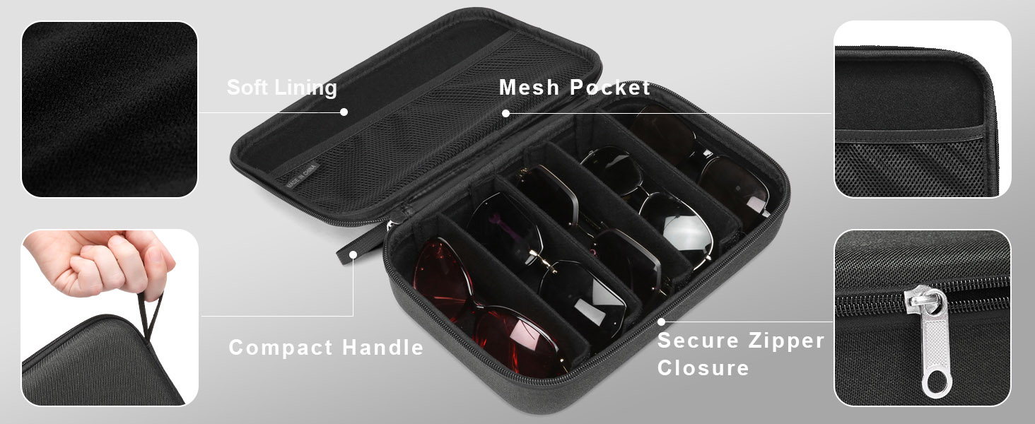 glasses organizer case