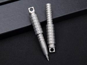 ainhue ATP29 Compact TC4 Titanium Tactical Pen with Grenade Grip