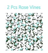 BLEUM CADE 2Pcs 16.4Ft Flower Garland Artificial Rose Vines for Bedroom, Cute Fake Hanging Flower...