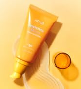 Anua Invisible Matte Finish Sunscreen, Broad Spectrum SPF50, Clear Gel, Non Comedogenic UV Filter...